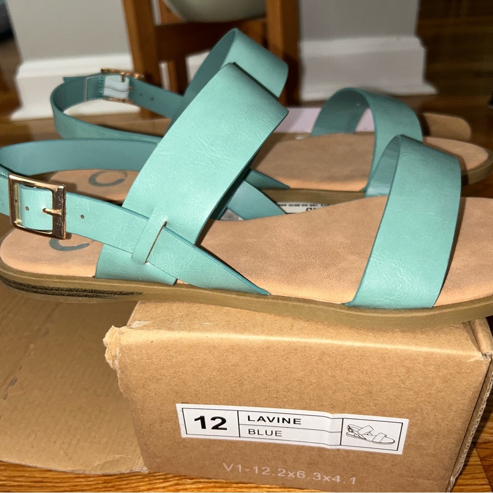 NEVER WORN—Journey Collection Sandals: Teal Lavigne Sandal